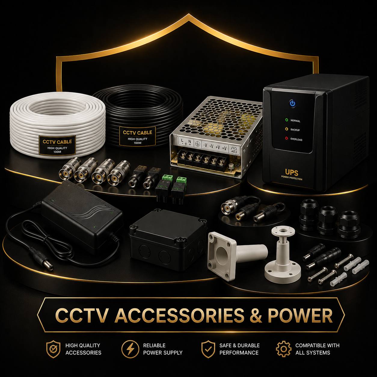 CCTV Accessories & Power