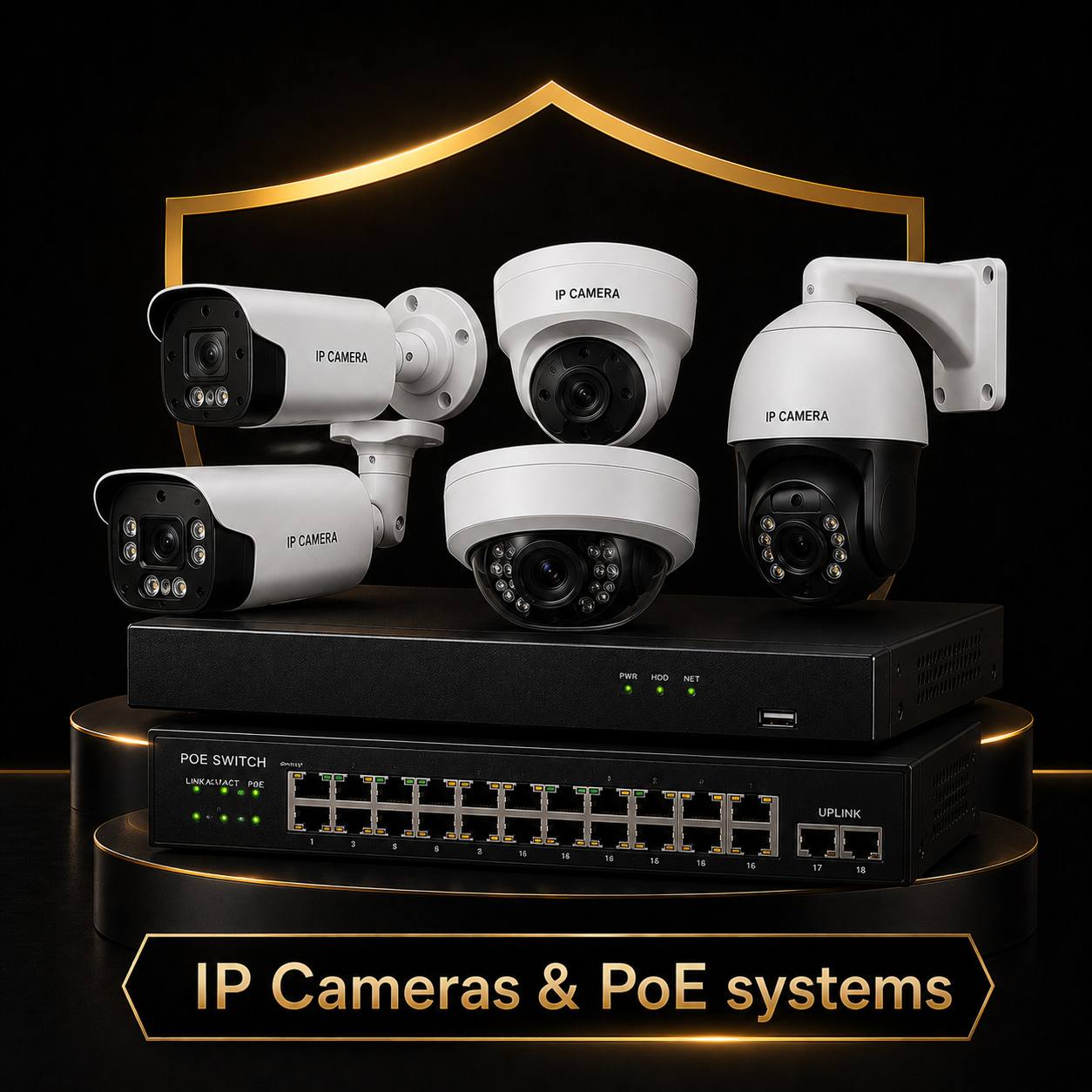 IP Cameras & PoE Systems