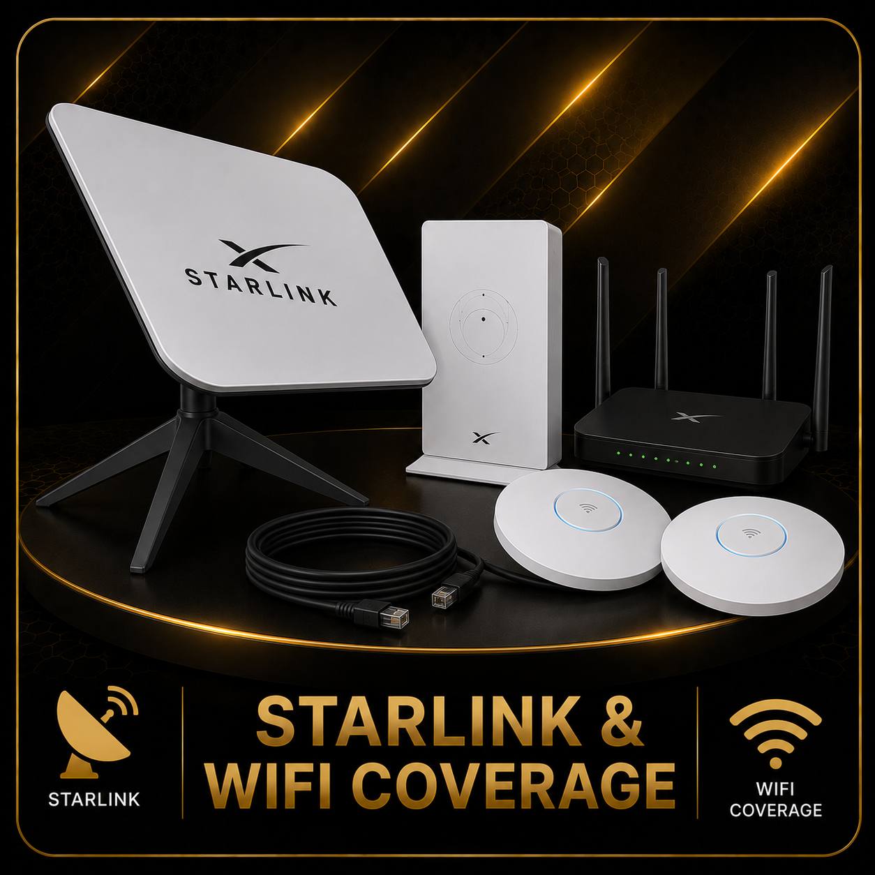 Starlink & WiFi Coverage