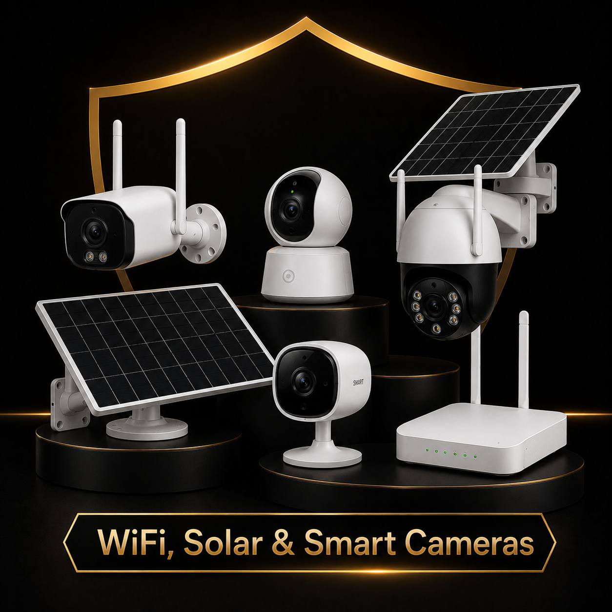 WiFi, Solar & Smart Cameras